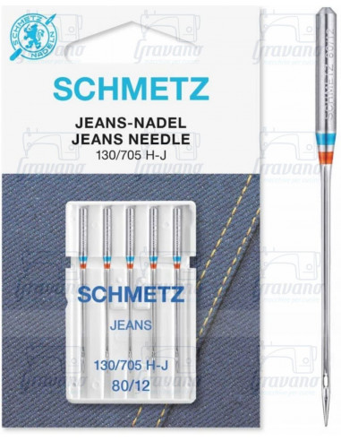 SCHMETZ AGO PER JEANS 130/705 H-J  - 80/12