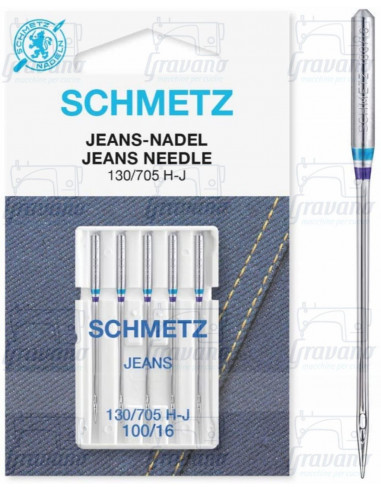 SCHMETZ AGO PER JEANS 130/705 H-J  - 100/16